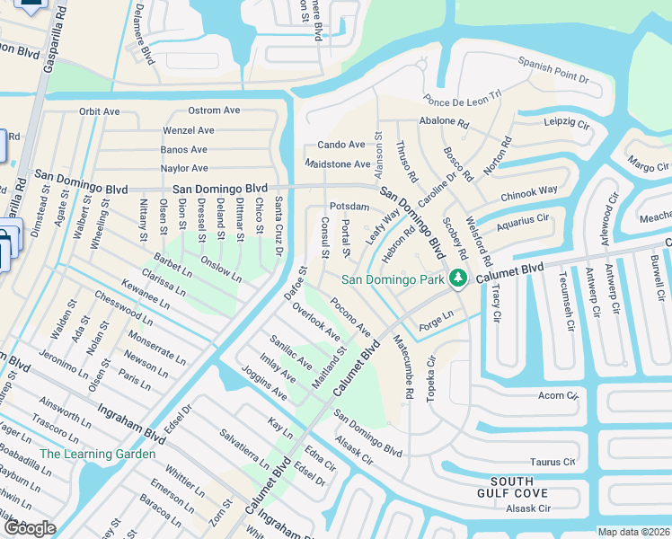 map of restaurants, bars, coffee shops, grocery stores, and more near 8282 Matecumbe Road in Port Charlotte