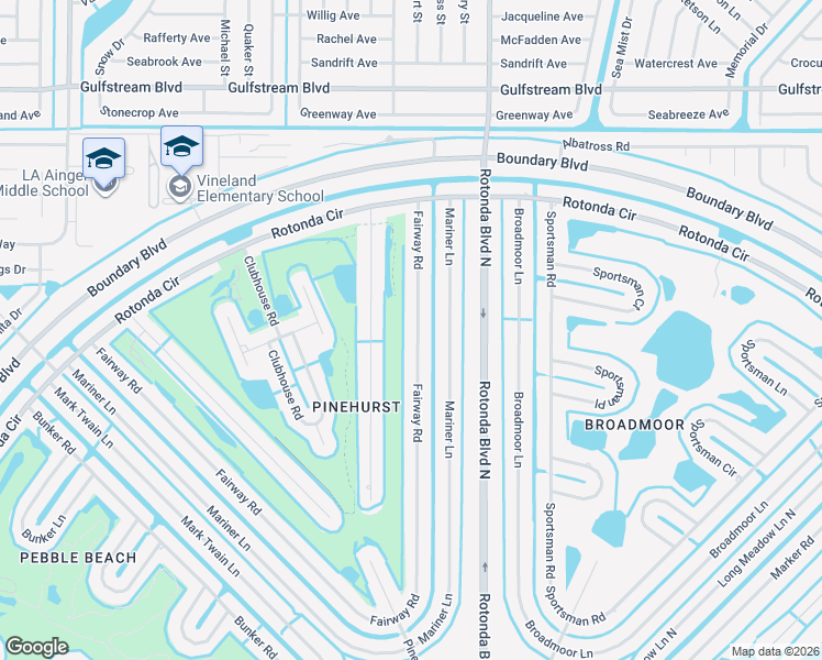 map of restaurants, bars, coffee shops, grocery stores, and more near 223 Fairway Road in Rotonda West