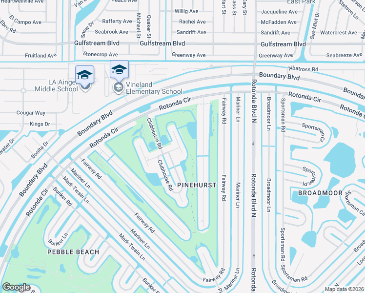 map of restaurants, bars, coffee shops, grocery stores, and more near 80 Clubhouse Road in Rotonda West