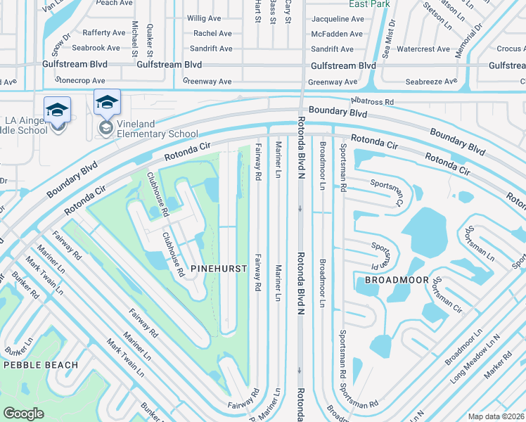 map of restaurants, bars, coffee shops, grocery stores, and more near 238 Fairway Road in Rotonda West