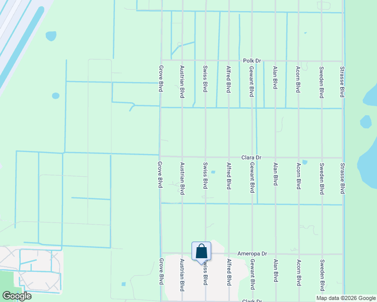 map of restaurants, bars, coffee shops, grocery stores, and more near 29086 Clara Drive in Punta Gorda