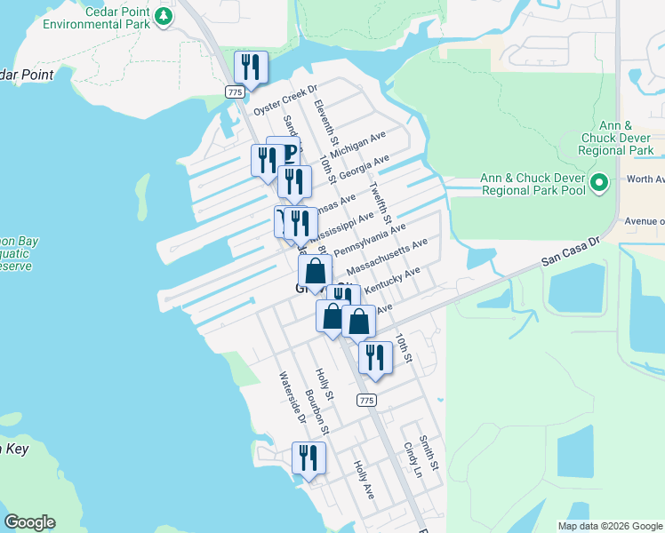 map of restaurants, bars, coffee shops, grocery stores, and more near 2021 Pennsylvania Avenue in Englewood