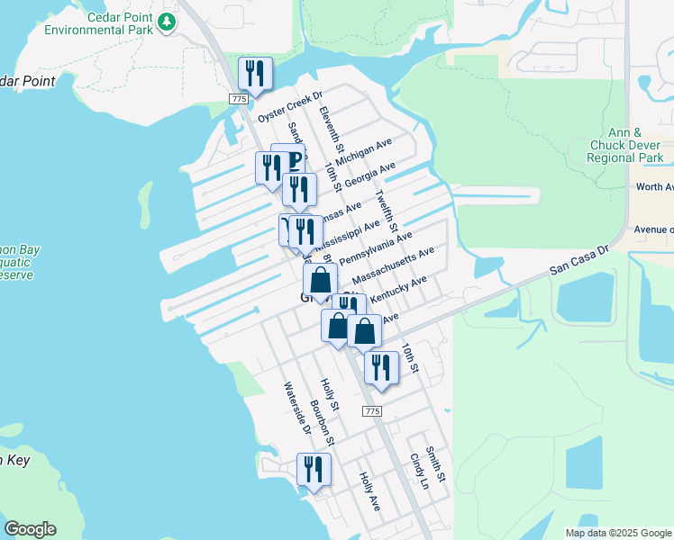 map of restaurants, bars, coffee shops, grocery stores, and more near 2021 Pennsylvania Avenue in Englewood