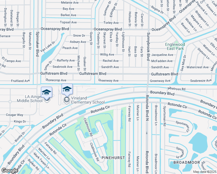 map of restaurants, bars, coffee shops, grocery stores, and more near 8100 Memory Lane in Rotonda West