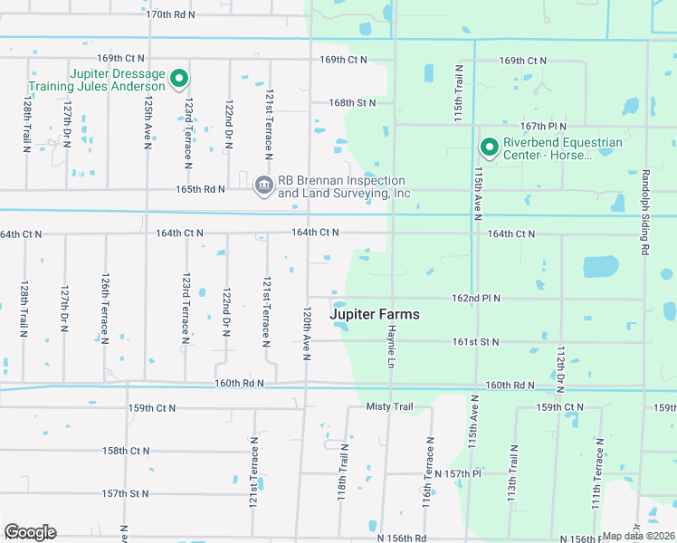 map of restaurants, bars, coffee shops, grocery stores, and more near 16336 Alexander Run in Jupiter