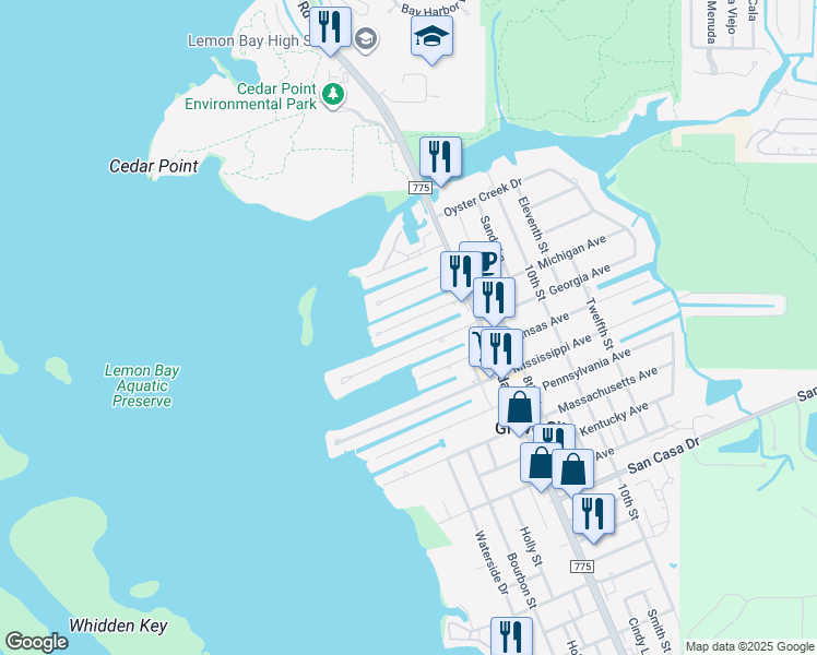 map of restaurants, bars, coffee shops, grocery stores, and more near 1931 Michigan Avenue in Englewood