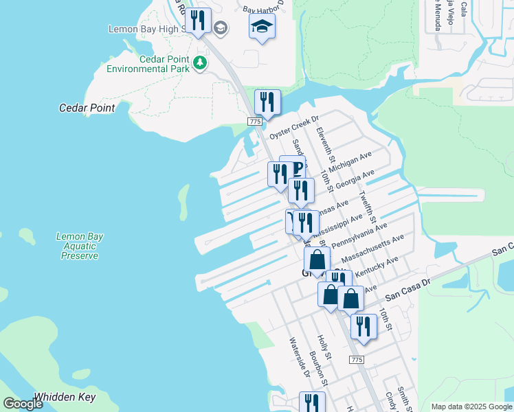 map of restaurants, bars, coffee shops, grocery stores, and more near 1931 Michigan Avenue in Englewood