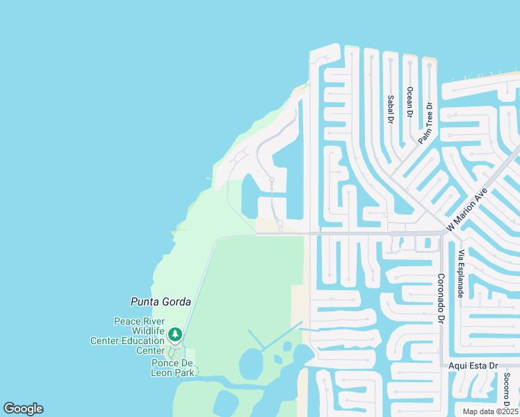 map of restaurants, bars, coffee shops, grocery stores, and more near 88 North Marion Court in Punta Gorda