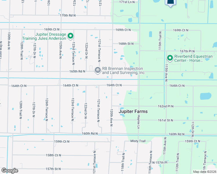 map of restaurants, bars, coffee shops, grocery stores, and more near 16521 Alexander Run in Jupiter
