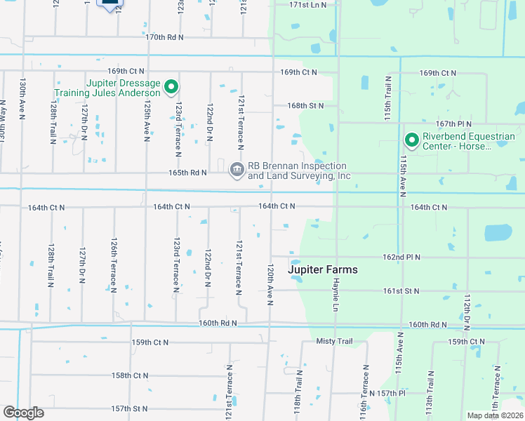 map of restaurants, bars, coffee shops, grocery stores, and more near 16521 Alexander Run in Jupiter