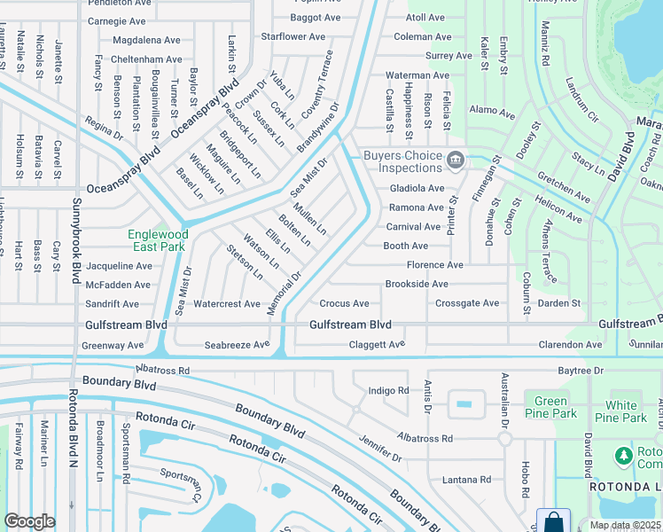 map of restaurants, bars, coffee shops, grocery stores, and more near 7400 Memorial Drive in Port Charlotte