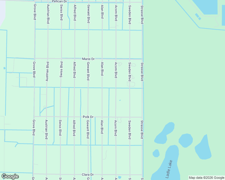 map of restaurants, bars, coffee shops, grocery stores, and more near 7407 Acorn Boulevard in Punta Gorda