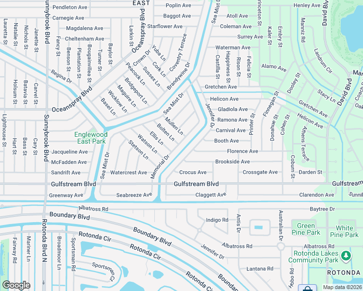 map of restaurants, bars, coffee shops, grocery stores, and more near 7400 Memorial Drive in Port Charlotte