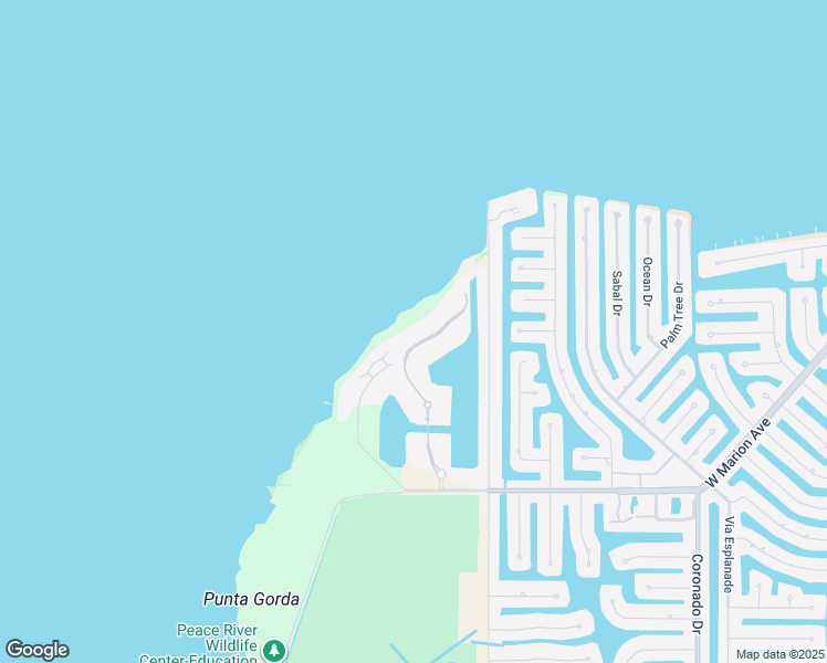 map of restaurants, bars, coffee shops, grocery stores, and more near 93 Vivante Boulevard in Punta Gorda