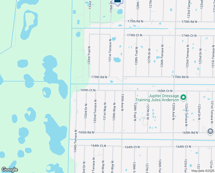 map of restaurants, bars, coffee shops, grocery stores, and more near 13153 169th Court North in Jupiter