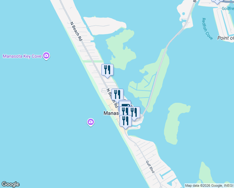 map of restaurants, bars, coffee shops, grocery stores, and more near 114 Aura Street in Englewood