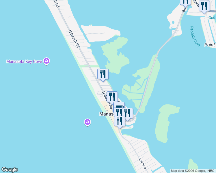 map of restaurants, bars, coffee shops, grocery stores, and more near 2 Golfo Street in Englewood