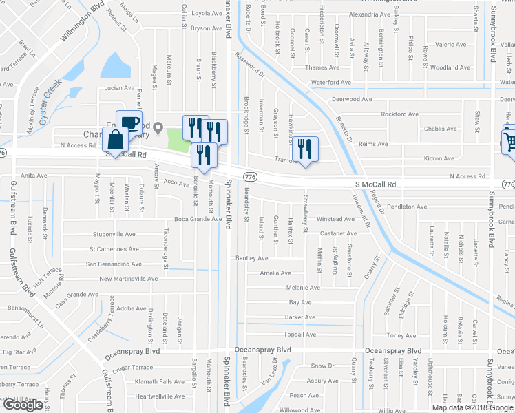 map of restaurants, bars, coffee shops, grocery stores, and more near 6990 Beardsley Street in Englewood