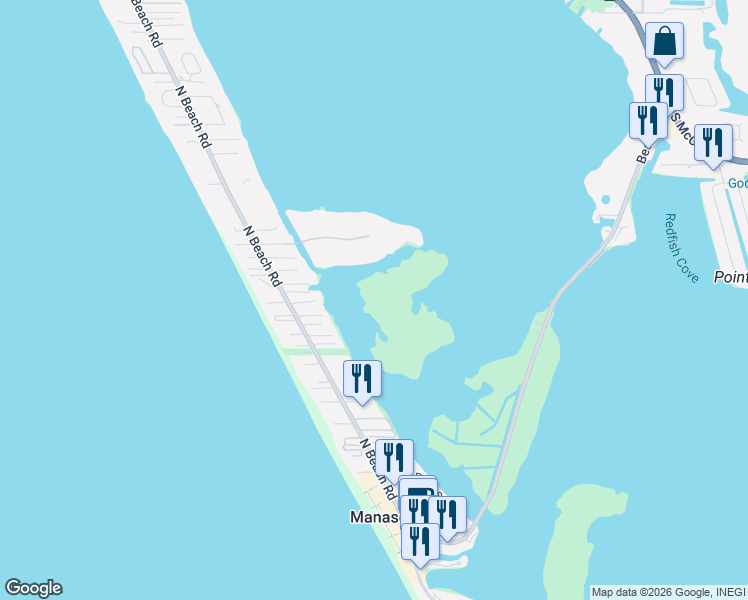 map of restaurants, bars, coffee shops, grocery stores, and more near 5249 The Pointe in Englewood