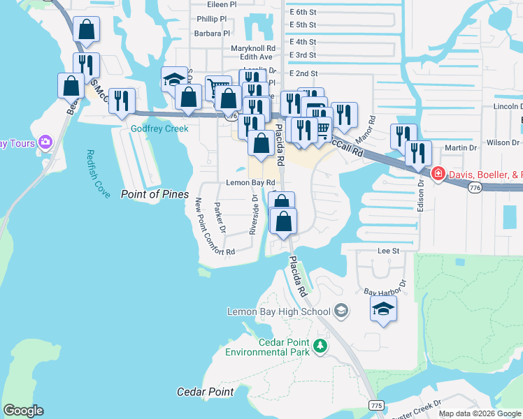 map of restaurants, bars, coffee shops, grocery stores, and more near 1688 Winstan Avenue in Englewood