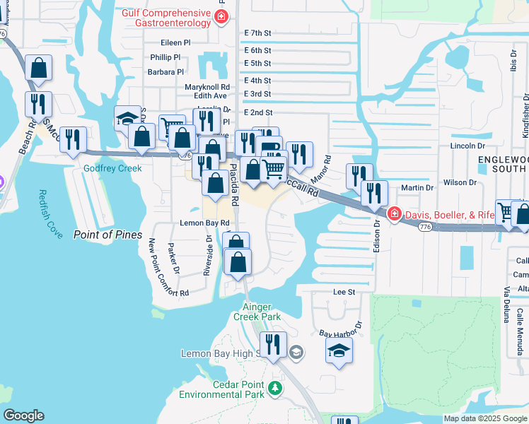 1531 Placida Road, Englewood FL Walk Score