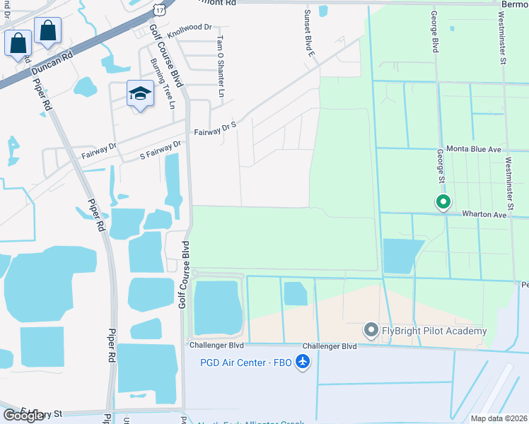 map of restaurants, bars, coffee shops, grocery stores, and more near 5011 South Sunset Road in Punta Gorda