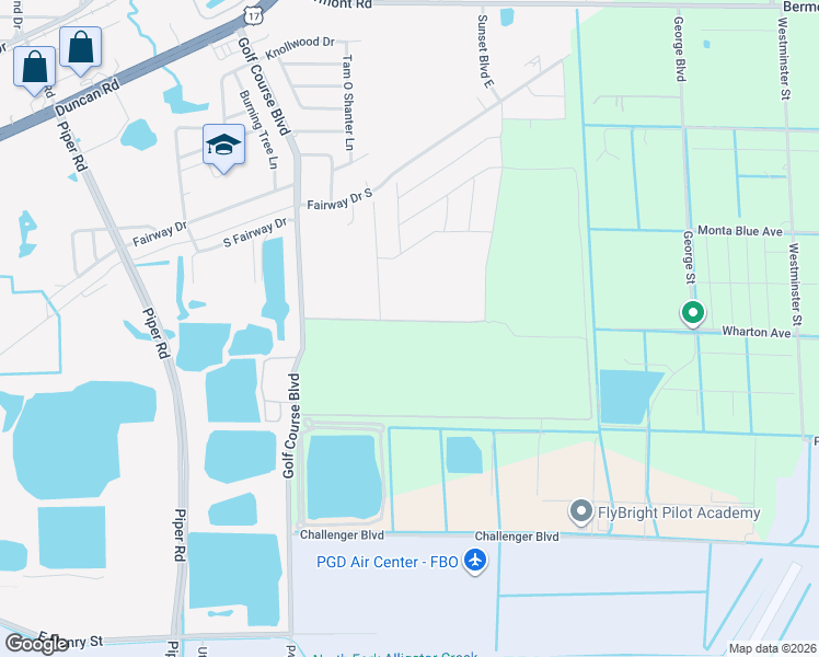 map of restaurants, bars, coffee shops, grocery stores, and more near 5011 South Sunset Road in Punta Gorda