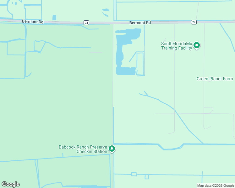 map of restaurants, bars, coffee shops, grocery stores, and more near 48039 Bermont Road in Punta Gorda