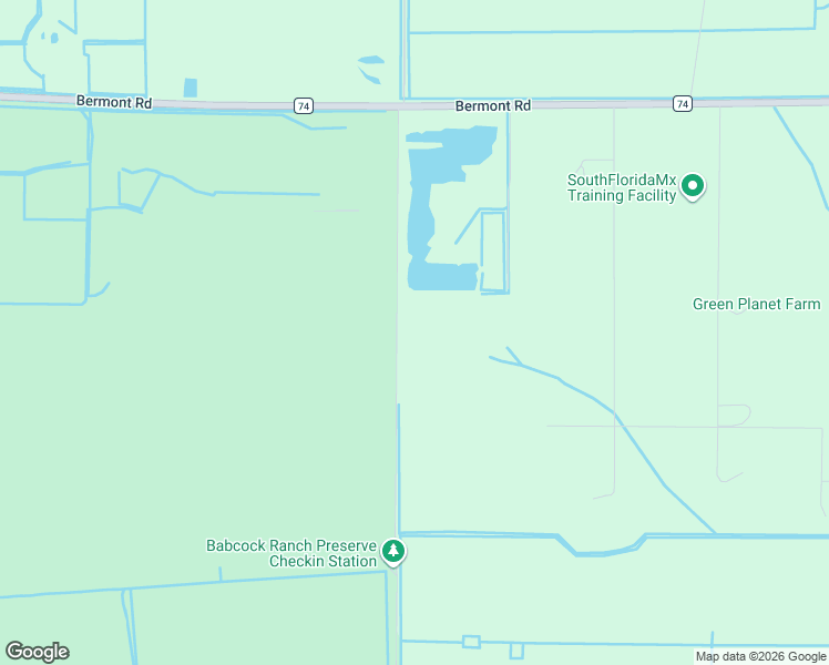 map of restaurants, bars, coffee shops, grocery stores, and more near 48039 Bermont Road in Punta Gorda