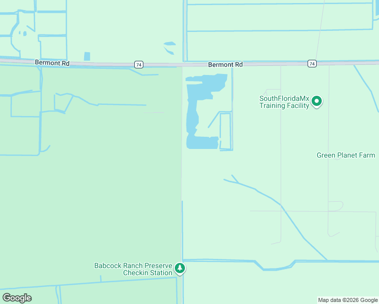 map of restaurants, bars, coffee shops, grocery stores, and more near 48035 Bermont Road in Punta Gorda