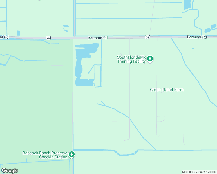 map of restaurants, bars, coffee shops, grocery stores, and more near 48341 Bermont Road in Punta Gorda