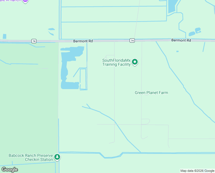 map of restaurants, bars, coffee shops, grocery stores, and more near 48461 Bermont Road in Punta Gorda