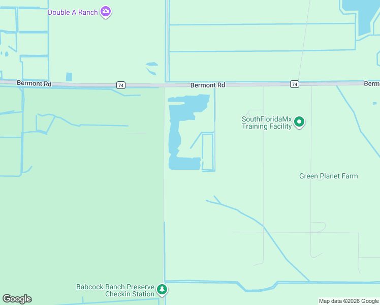 map of restaurants, bars, coffee shops, grocery stores, and more near 48033 Bermont Road in Punta Gorda