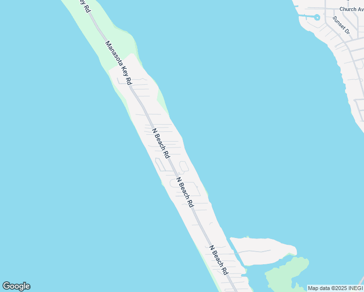 map of restaurants, bars, coffee shops, grocery stores, and more near 5041 North Beach Road in Englewood