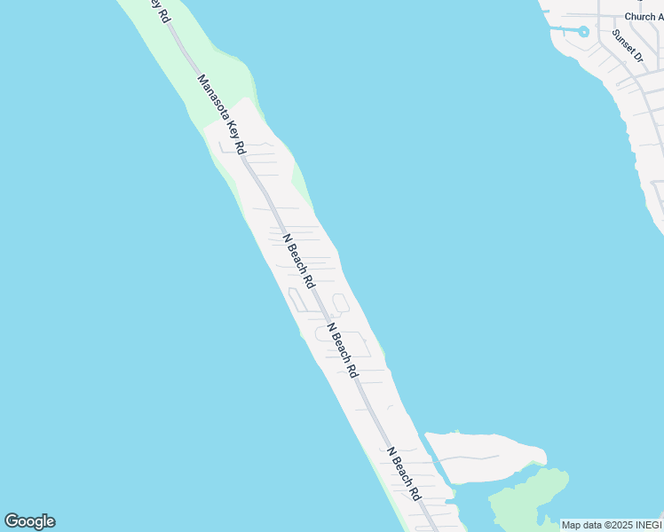 map of restaurants, bars, coffee shops, grocery stores, and more near 5041 North Beach Road in Englewood