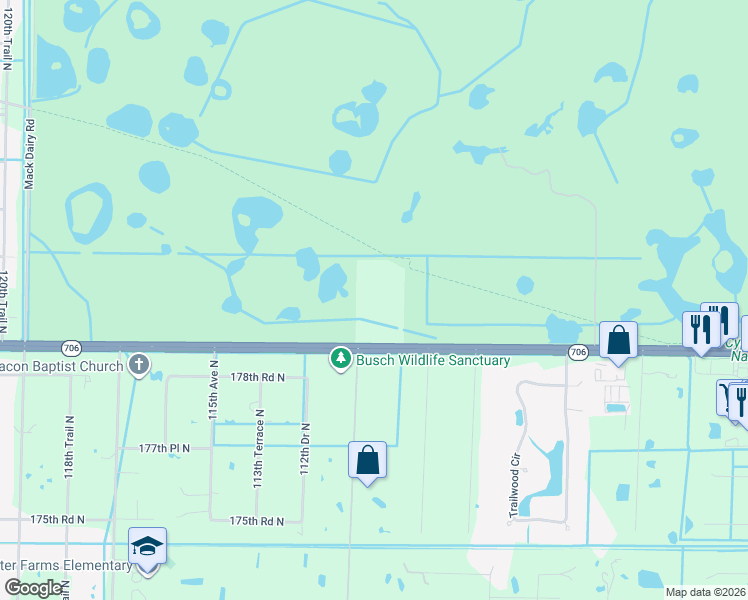 map of restaurants, bars, coffee shops, grocery stores, and more near 11075 West Indiantown Road in Jupiter