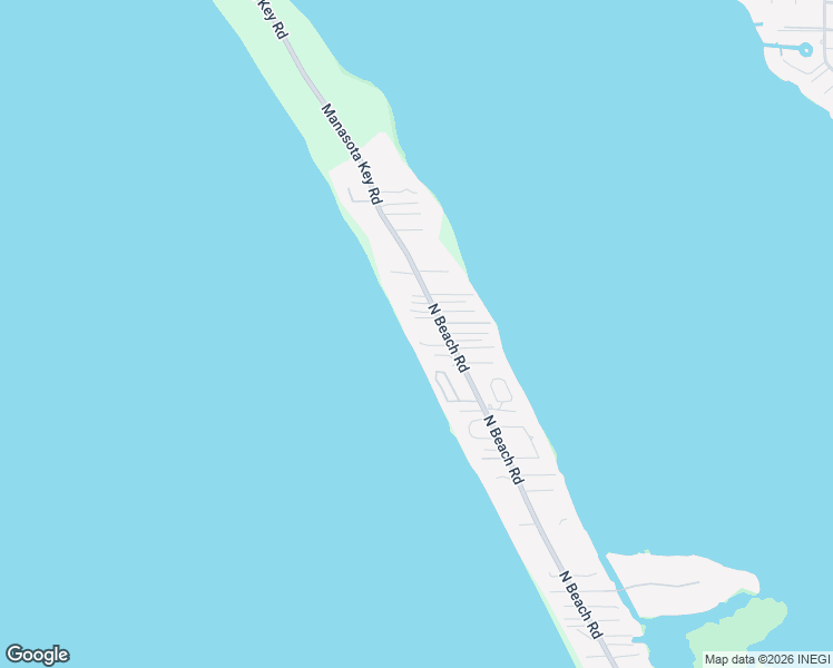 map of restaurants, bars, coffee shops, grocery stores, and more near 5050 North Beach Road in Englewood