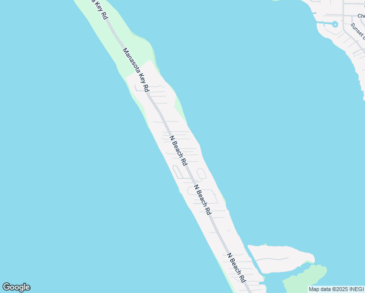 map of restaurants, bars, coffee shops, grocery stores, and more near 5055 North Beach Road in Englewood