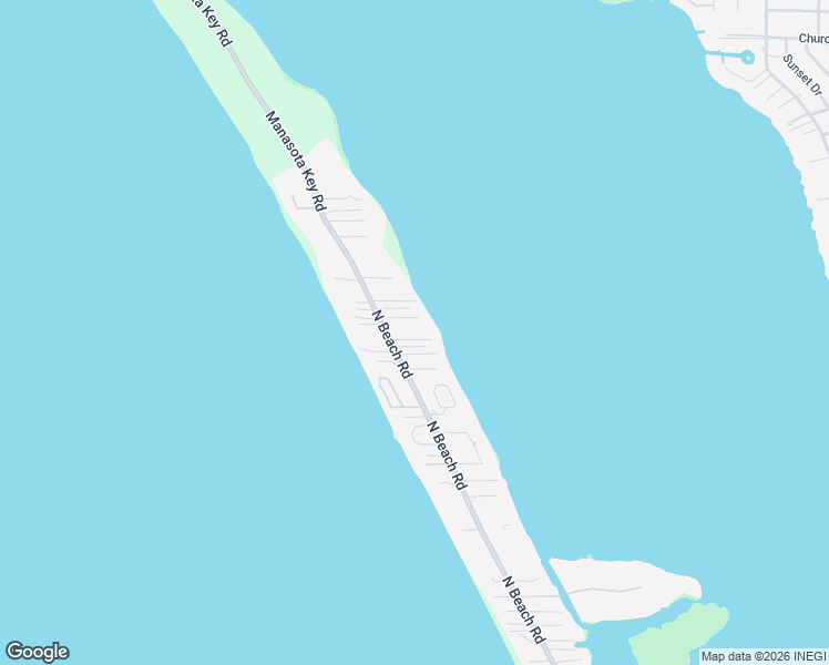 map of restaurants, bars, coffee shops, grocery stores, and more near 5047 North Beach Road in Englewood