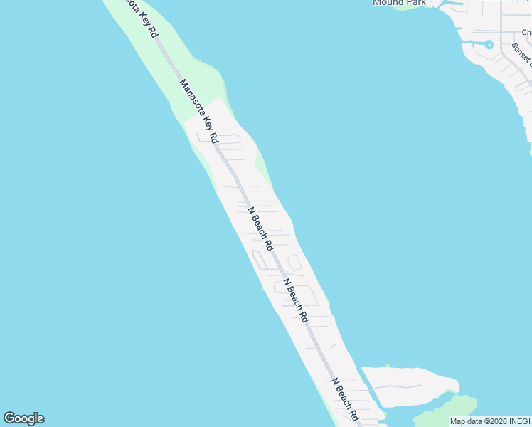 map of restaurants, bars, coffee shops, grocery stores, and more near 5075 North Beach Road in Englewood