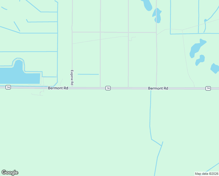 map of restaurants, bars, coffee shops, grocery stores, and more near 50416 Bermont Road in Punta Gorda