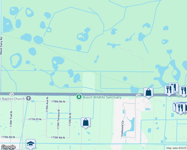 map of restaurants, bars, coffee shops, grocery stores, and more near 11075 West Indiantown Road in Jupiter