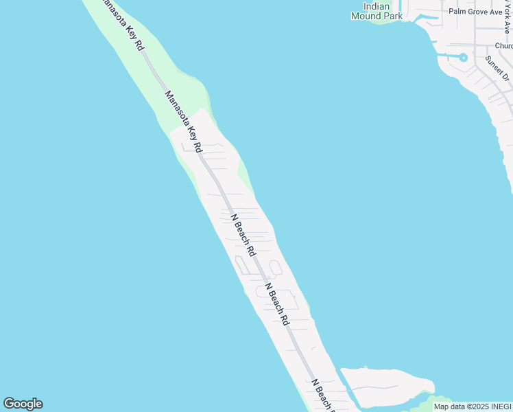 map of restaurants, bars, coffee shops, grocery stores, and more near 6005 North Beach Road in Englewood