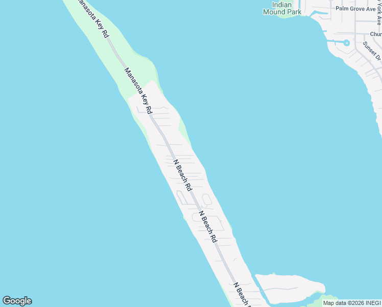 map of restaurants, bars, coffee shops, grocery stores, and more near 6005 North Beach Road in Englewood