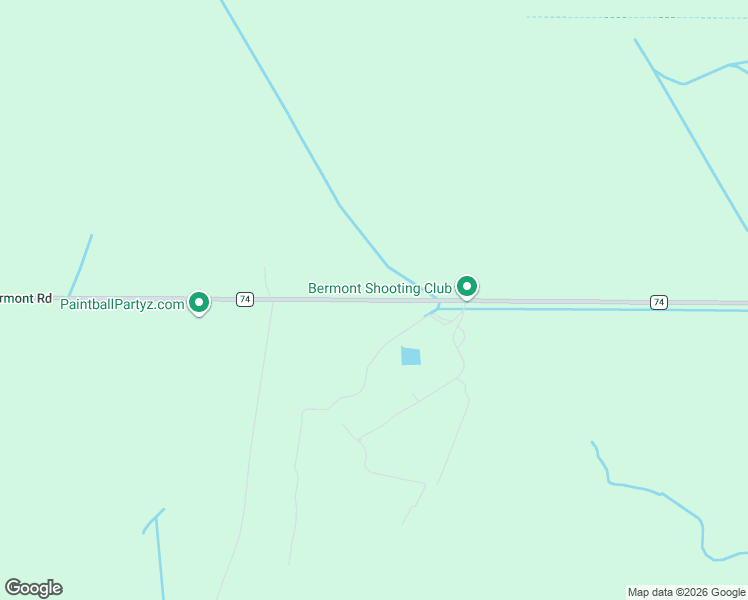 map of restaurants, bars, coffee shops, grocery stores, and more near County Road 74 in Punta Gorda