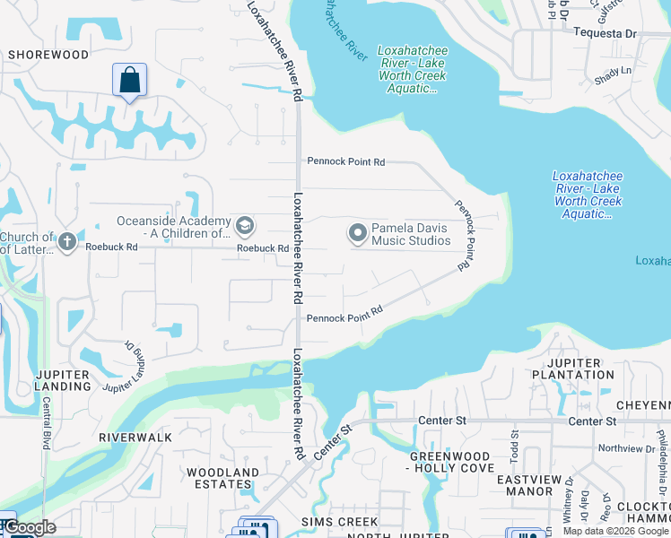 map of restaurants, bars, coffee shops, grocery stores, and more near 5600 Old Orange Road in Jupiter