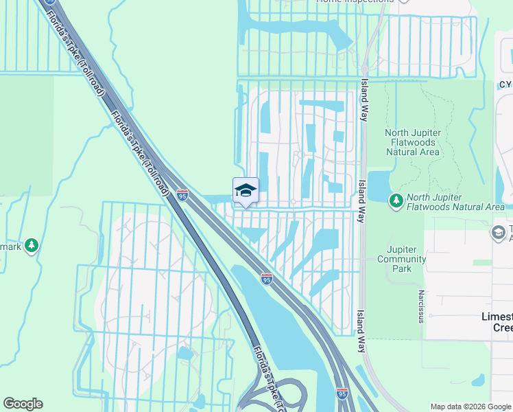 map of restaurants, bars, coffee shops, grocery stores, and more near 157 Citadel Circle in Jupiter