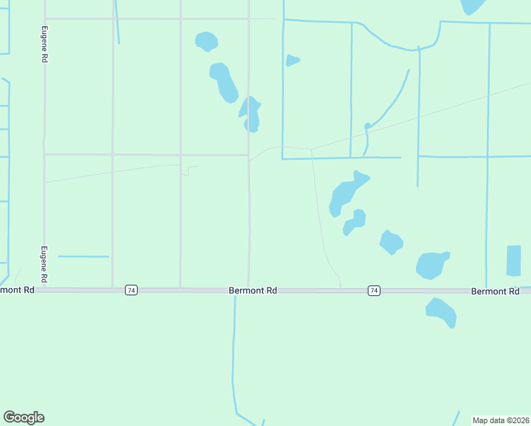 map of restaurants, bars, coffee shops, grocery stores, and more near 50982 Bermont Road in Punta Gorda