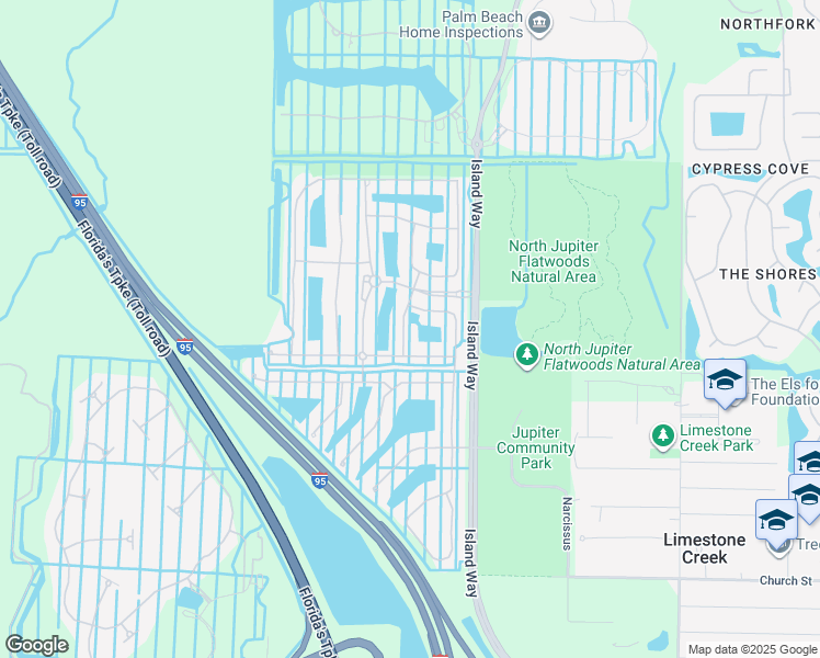 map of restaurants, bars, coffee shops, grocery stores, and more near 137 Parey Island Place in Jupiter