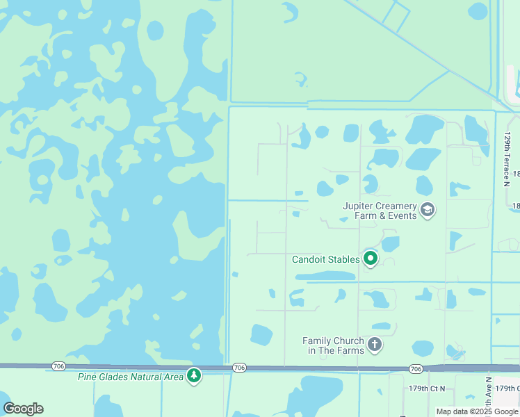 map of restaurants, bars, coffee shops, grocery stores, and more near 18551 138th Way North in Jupiter